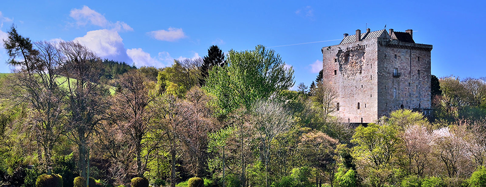 View of Borthwick Castle