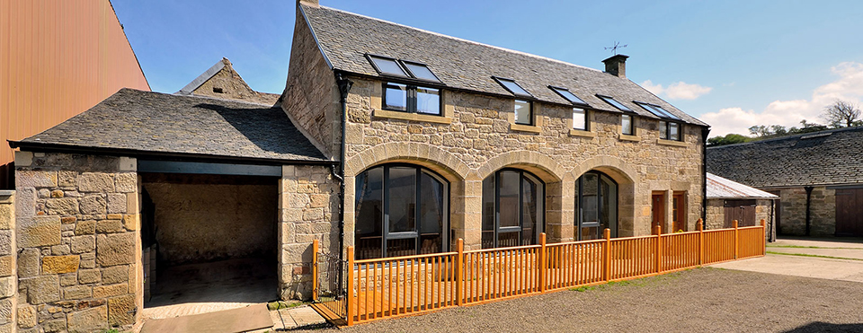 The Arches with adjacent garage space